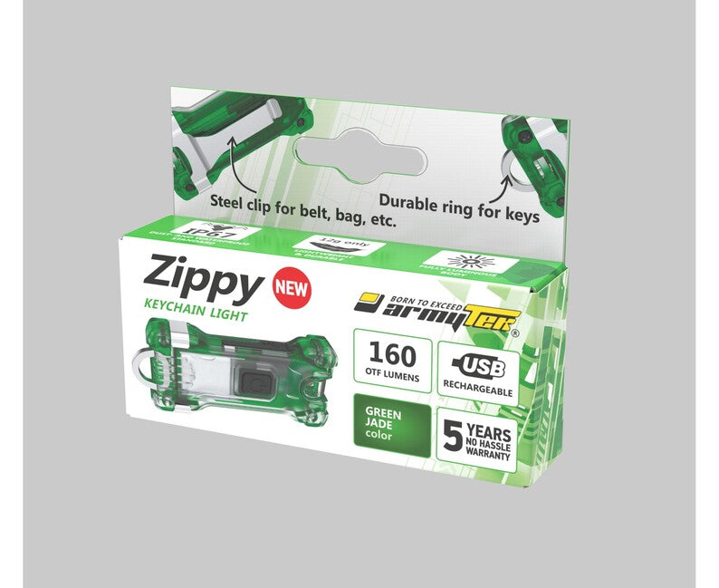 ArmyTek Zippy LED Keychain, Green