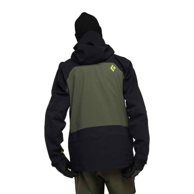 Black Diamond Recon Stretch Pro Shell giacca da sci da uomo, nero-tundra
