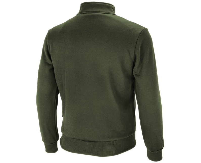 BENNON Adamos felpa con cappuccio con zip, verde