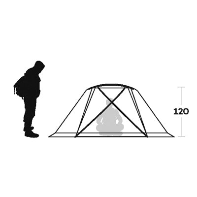Ferrino Svalbard Tent 3-Person, Orange