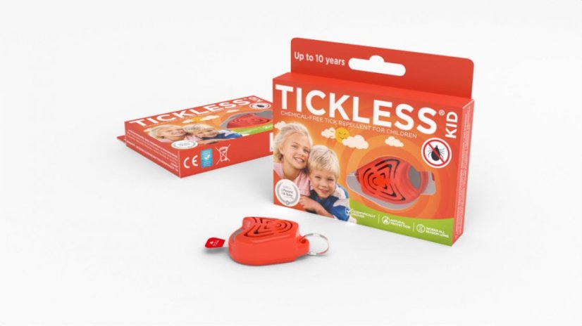 Tickless Kid repellente per zecche a ultrasuoni, arancione