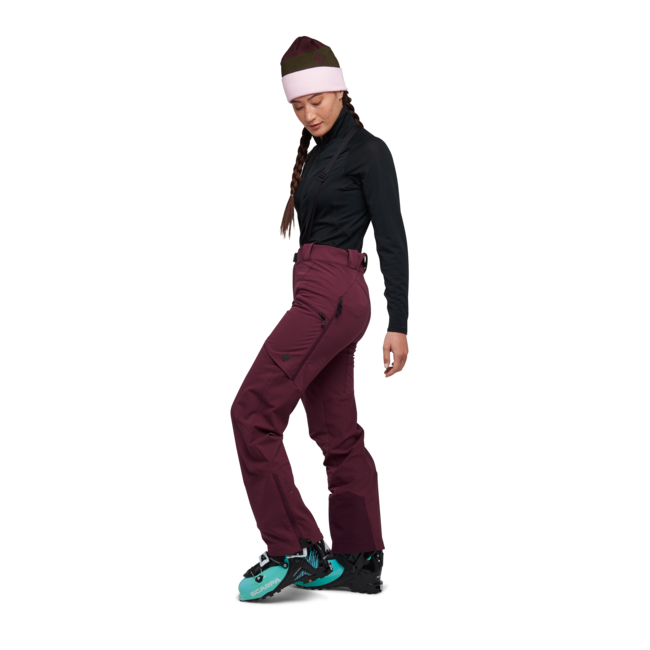 Black Diamond Dawn Patrol Hybrid pantaloni da donna, mora