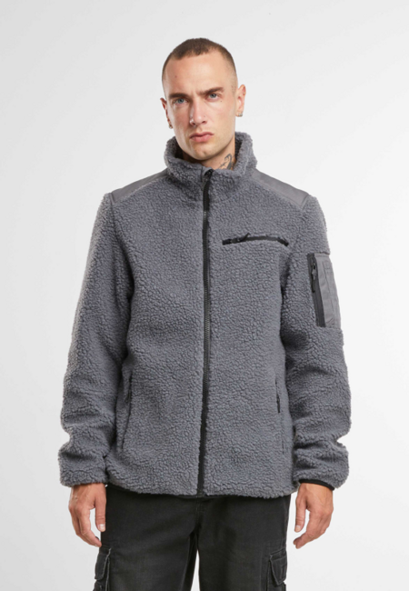 Brandit Ramble Teddyfleece Men's Jacket, Anthracite