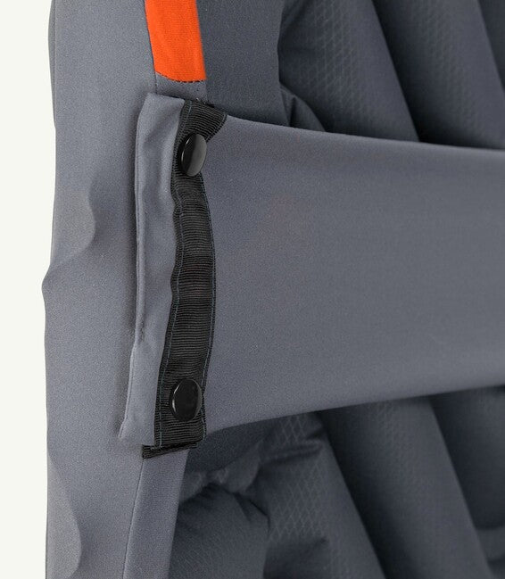 Klymit V Sheet Pad Protective Mat Cover, Orange Grey