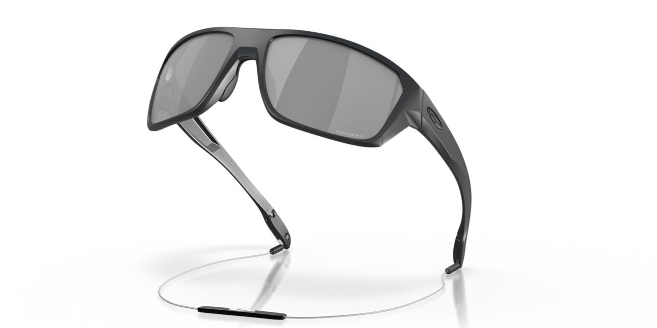 Oakley SPLIT SHOT Sunglasses, Matte Carbon Frame, Prizm Black Lenses, 64