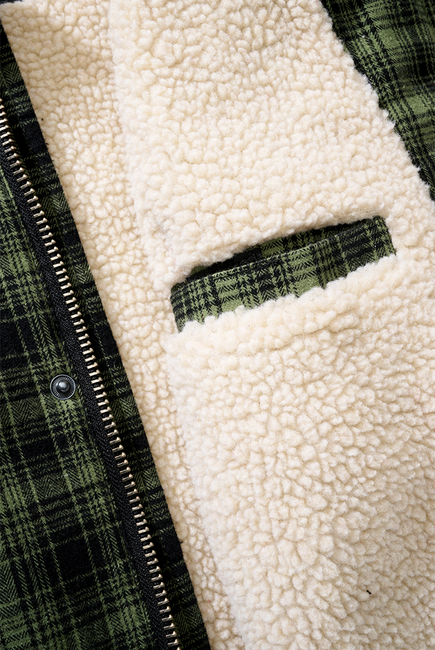 Brandit Classic Sherpa giacca, nera oliva