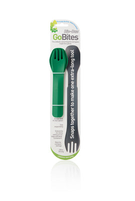 Humangear GoBites BIO DUO posate, verde