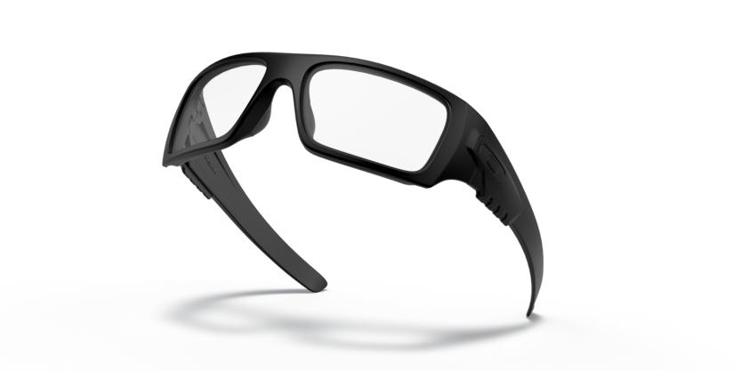 Oakley Det Cord occhiali balistici con lente chiara, nero opaco