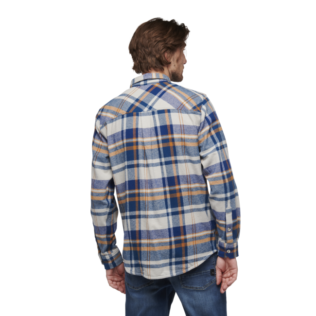 Black Diamond Project Flannel Φανελένιο Πουκάμισο ανδρικό, pewter-indigo plaid