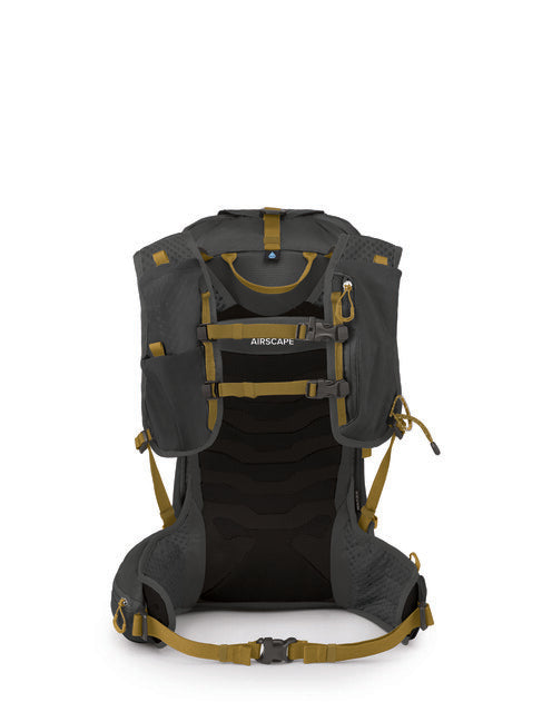 Osprey Talon Velocity 20 zaino da trekking, dark charcoal/tumbleweed yellw