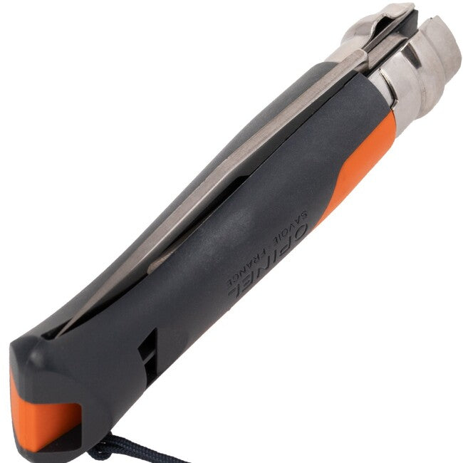 Opinel N°08 Coltello pieghevole vri outdoor inox, arancione