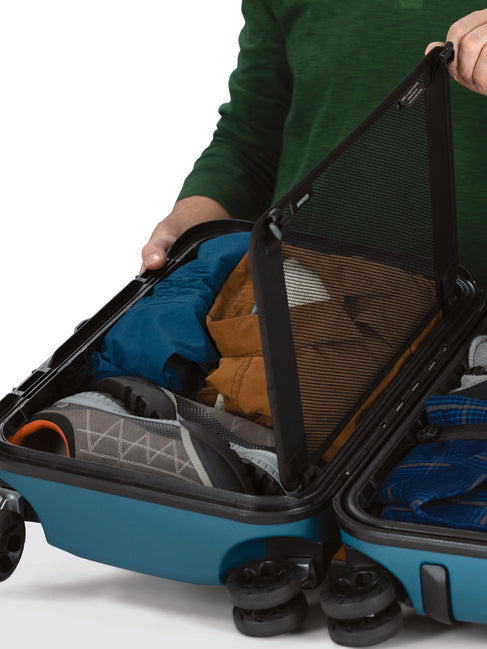 Osprey Transporter Valigia da viaggio hardside carry-on 40L, blu venturi