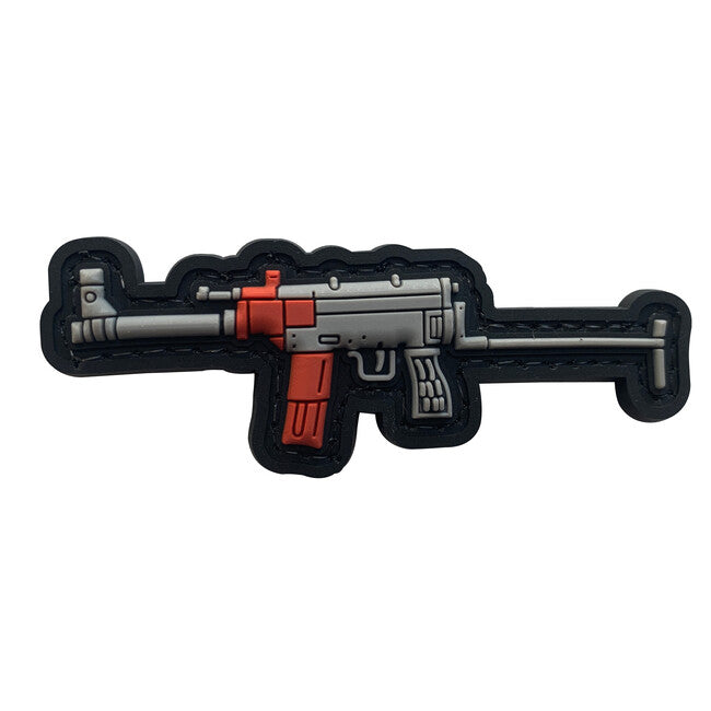 WARAGOD applique 3D GUN pvc patch