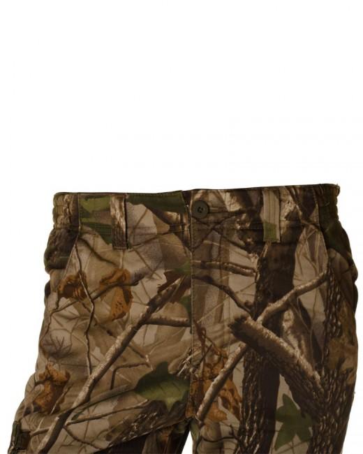 Loshan Sidney pantaloni da uomo motivo Real tree, marroni