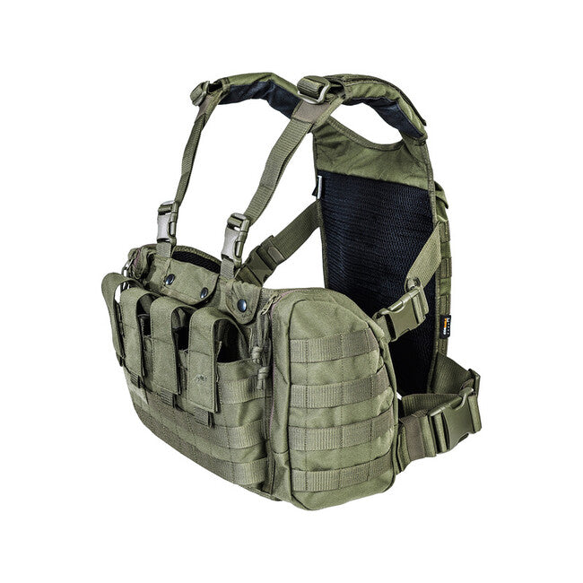 Tasmanian Tiger RIG MKII chest rig con tasche laterali, oliva