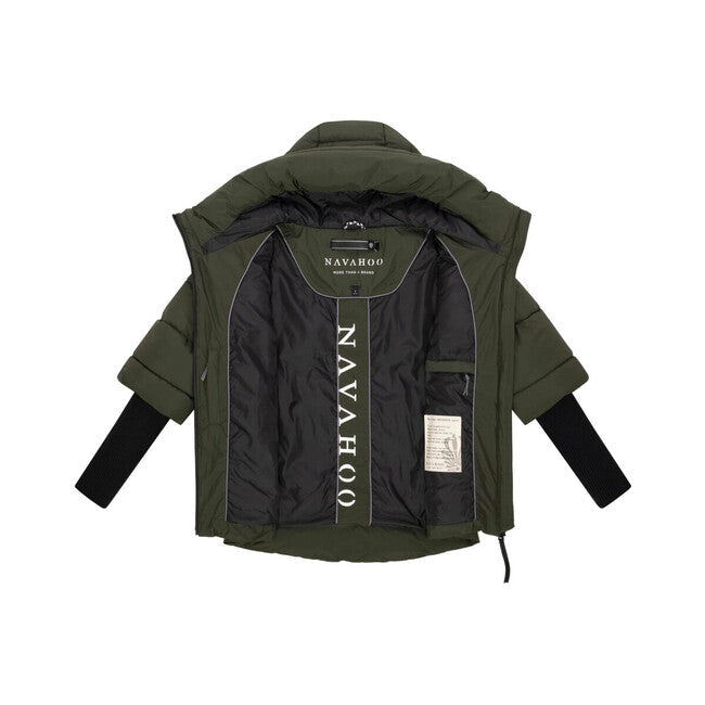 Navahoo Lotusherz XIV giacca invernale da donna, verde oliva scuro