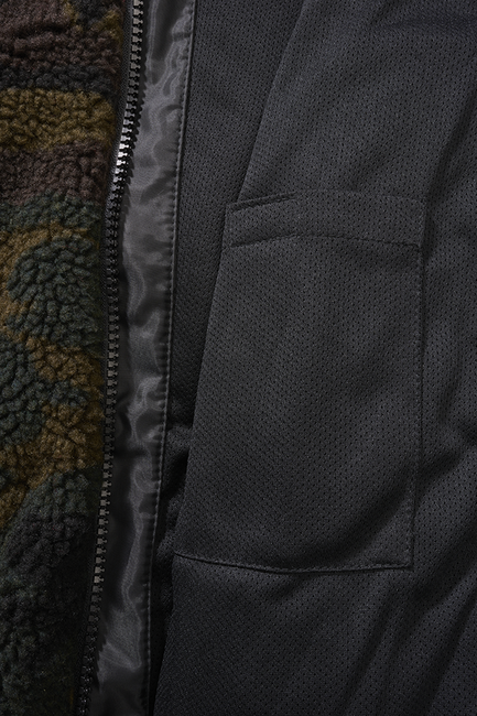 Brandit Giacca Teddyfleece con cappuccio da donna, terra di bosco