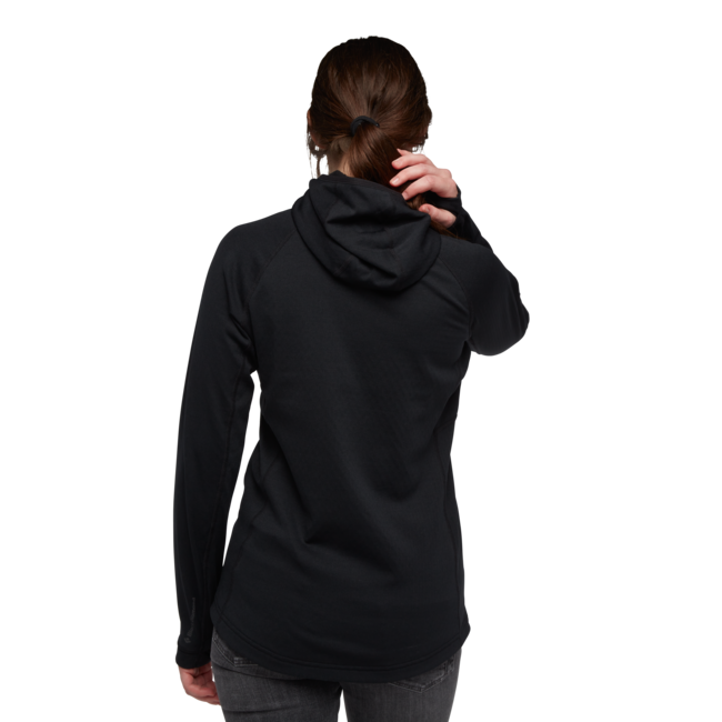 Black Diamond Coefficient felpa da donna con cerniera, nera