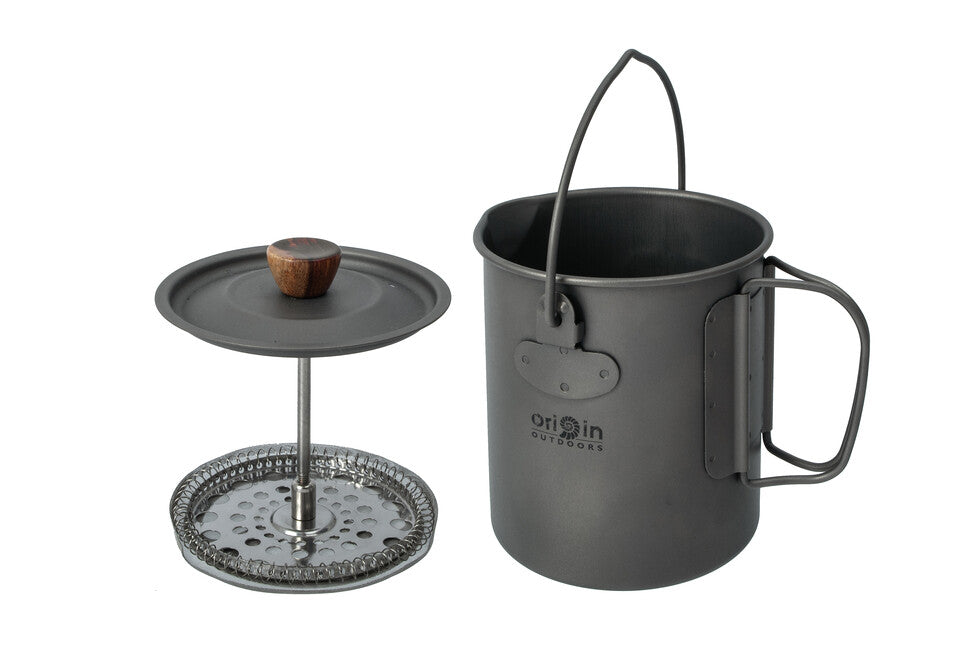 Origin Outdoors Titanium french press 3 in 1 750 ml