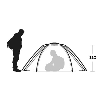Ferrino Trivor tenda per 2 persone, arancione