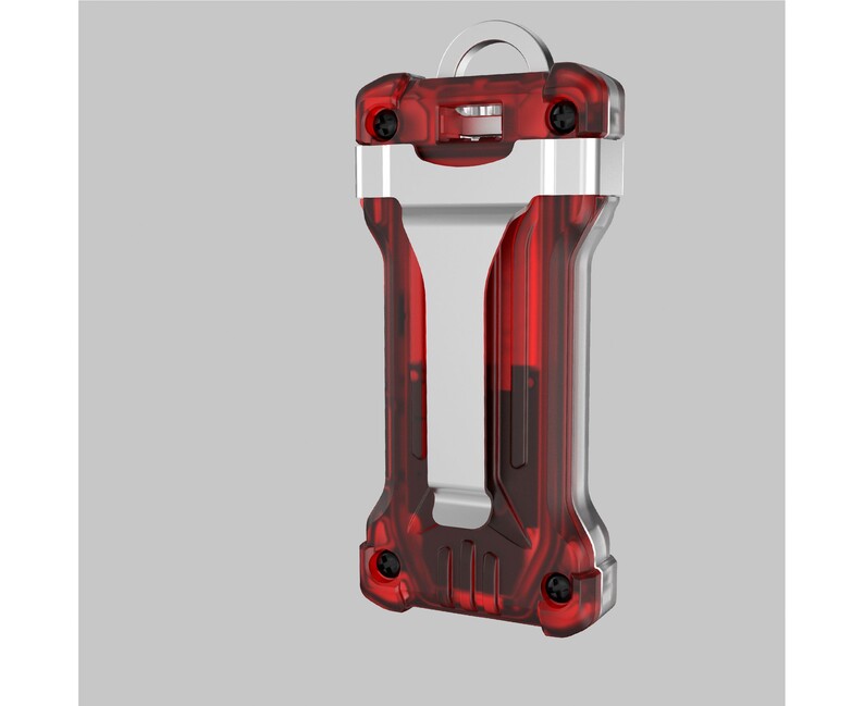 ArmyTek Zippy ES set torcia a led e portachiavi, rosso
