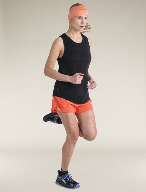 Icebreaker Sphere III canotta merino 125 cool lite donna, nero
