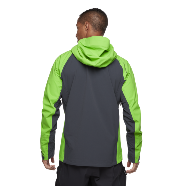 Black Diamond Women's Dawn Patrol Hybrid Men's Shell Jacket, Vibrant Green