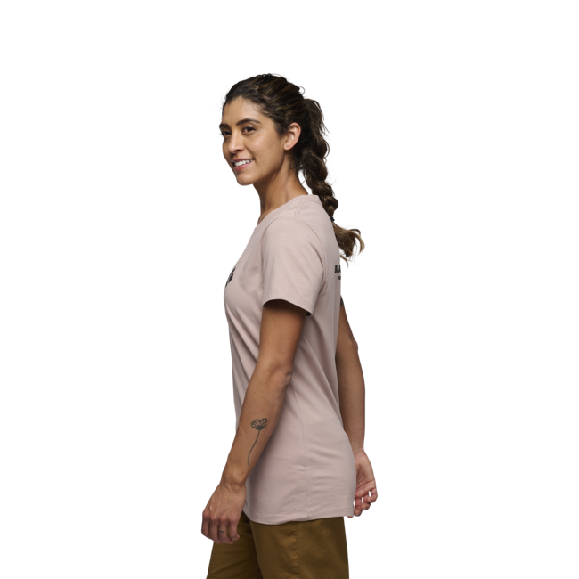 Black Diamond Equipment for Alpinists t-shirt a manica corta, malva pallido