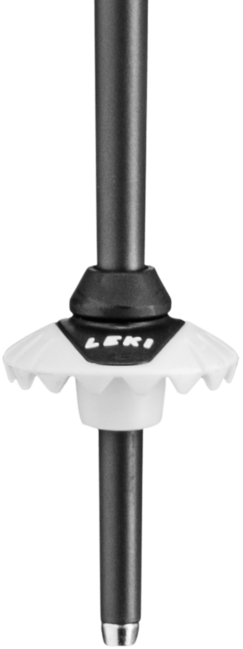 Leki Bold Lite S bastoncini da sci, antracite scuro-rosso brillante-nero