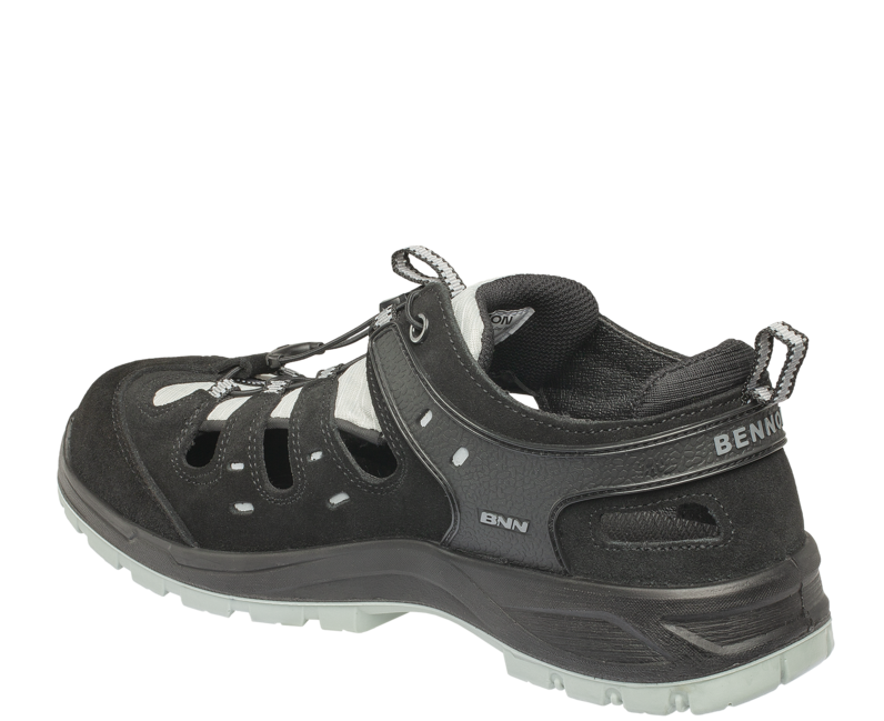 BENNON Bombis Lite sandali da lavoro S1P ESD NM, grigio
