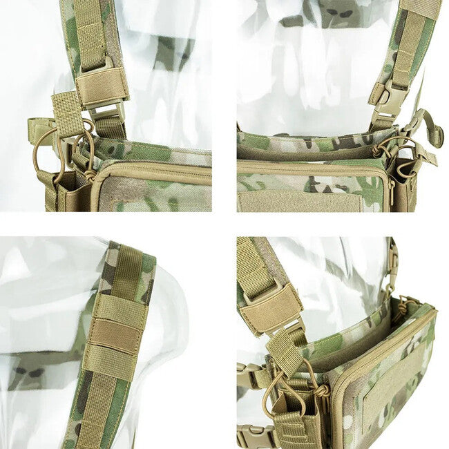 DRAGOWA Tactical Zero gilet leggero, CP nero