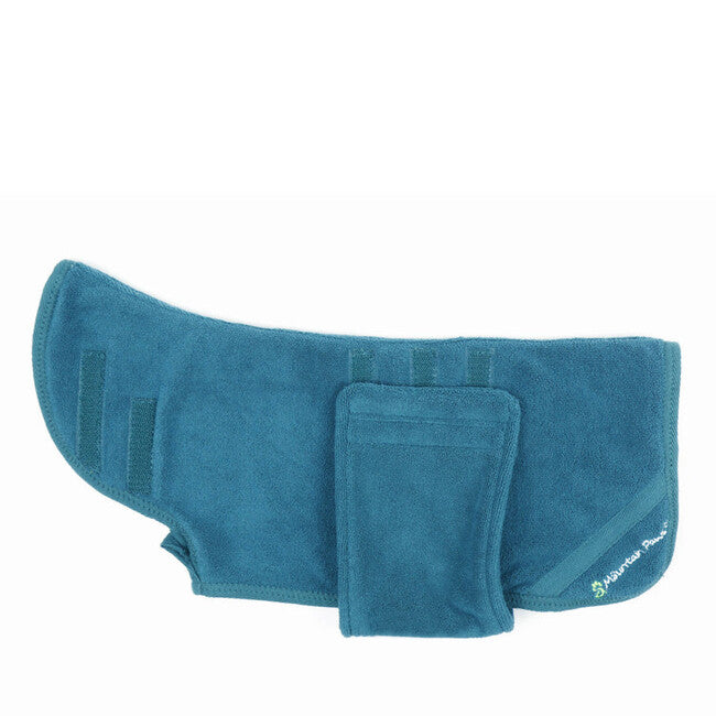 Mountain Paws Accappatoio per cani medio, blu