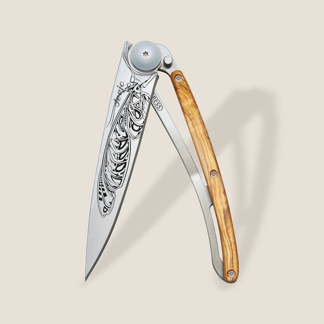 Deejo Tattoo legno Farfalla coltello di chiusura