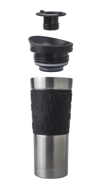 BasicNature Grip Stainless Steel Thermo Mug 0.45L