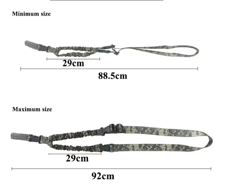 DRAGOWA Multifunctional Single Point Sling, Black