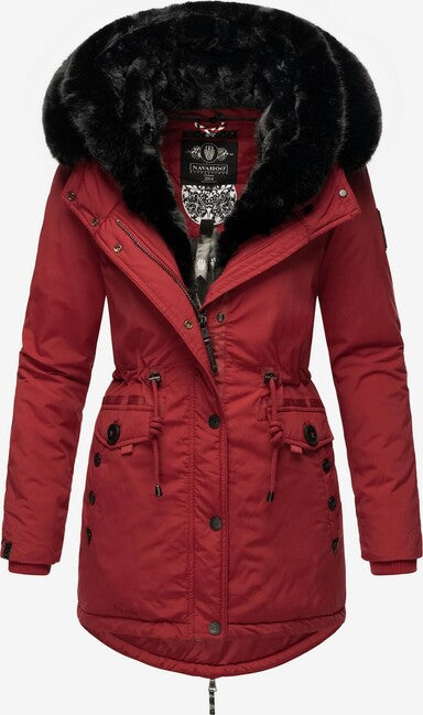 Navahoo Sweety Deluxe parka invernale da donna, rosso sangue