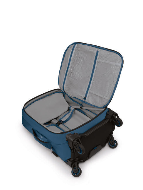 Osprey Ozone valigia da viaggio 4-wheel carry on 36, blu costiero