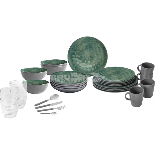 Brunner VIP set di utensili da campeggio, verde