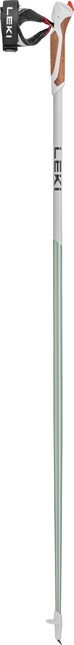 LEKI Passion Nordic Walking Poles, Smoke Green-White-Dark Anthracite