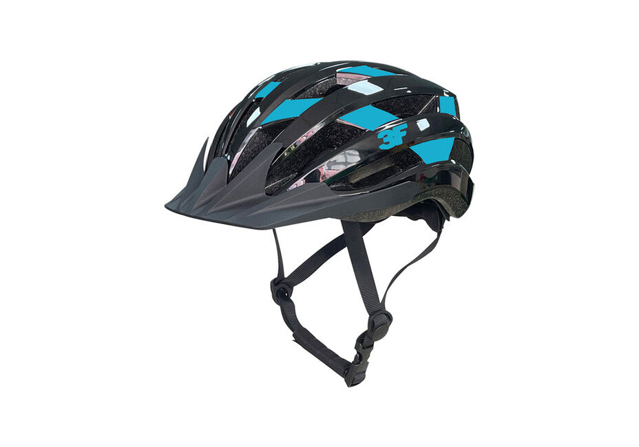 3F Vision Skyline II. 7135 casco da ciclismo, nero-blu