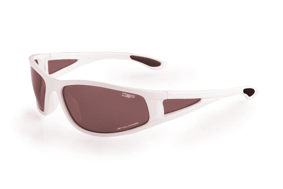 3F Vision Loop 1010 occhiali polarizzati sportivi, bianchi