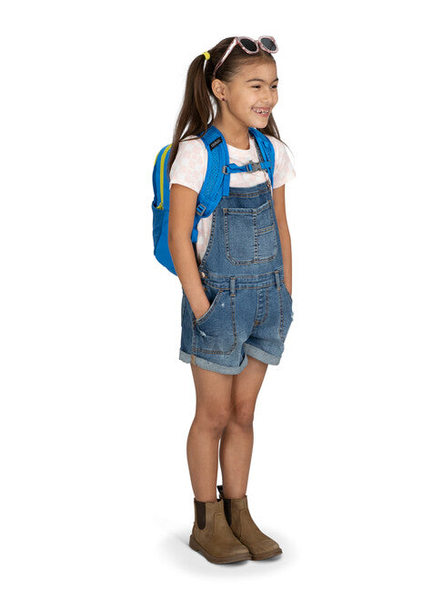 OSPREY DAYLITE JR zaino per bambini, alpin blue/blue flame