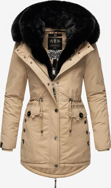 Navahoo Sweety Deluxe parka invernale da donna, tortora
