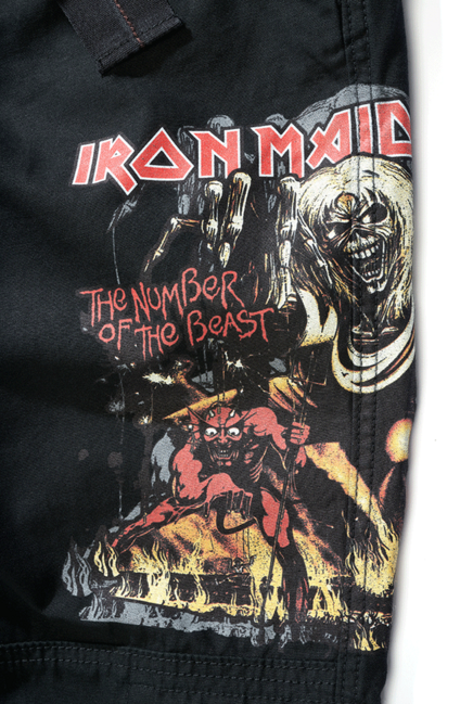 Brandit Iron Maiden Pantaloni Pure Slim, neri