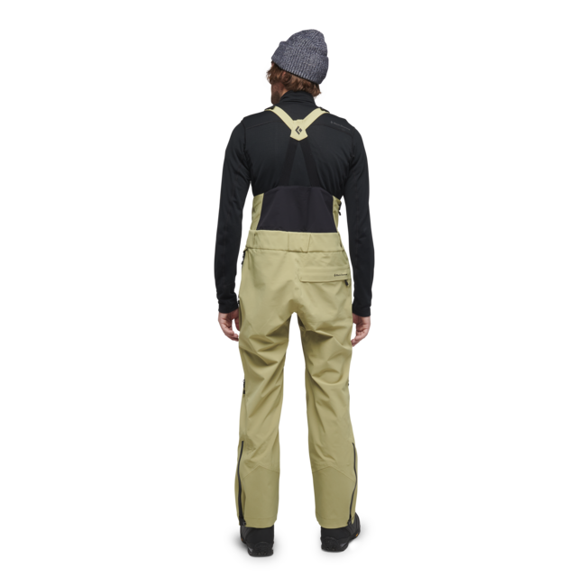 Black Diamond Recon Stretch salopette da uomo, verde cedro