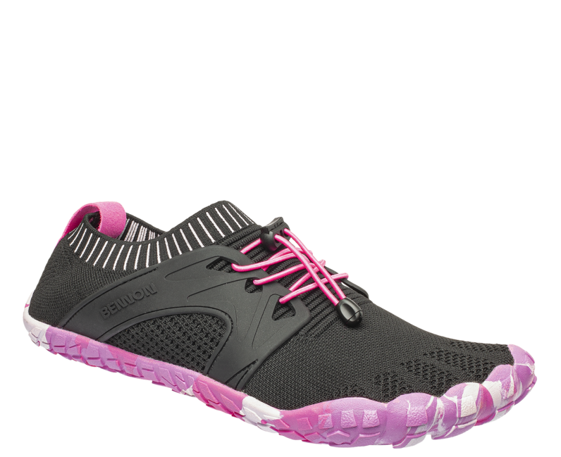 BENNON Bosky scarpe a piedi nudi, nero/rosa