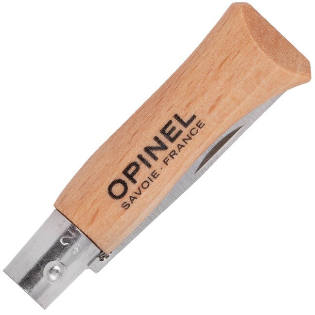 Opinel N°02 coltello pieghevole inox faggio, marrone