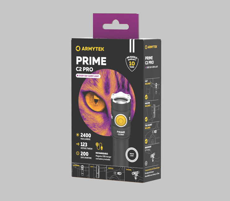 ArmyTek Prime C2 Pro torcia tascabile LED 2400 lm 68 g