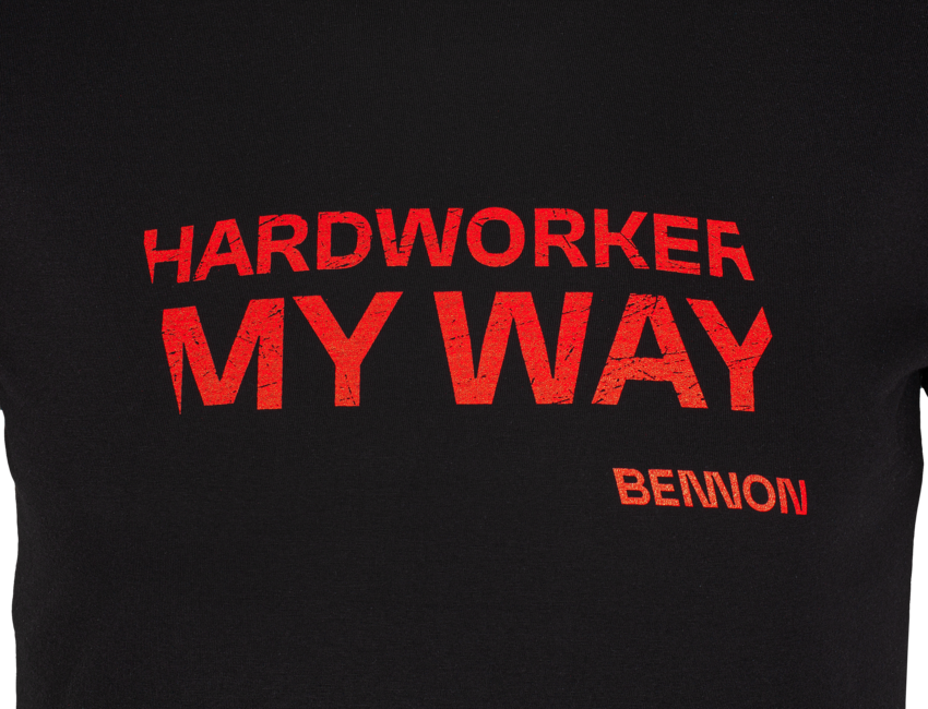 BENNON Hardworker maglietta, nera