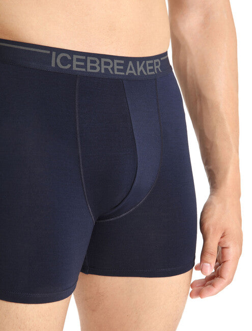 Icebreaker Anatomica boxer da uomo, blu scuro